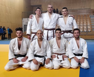 Ekipa judoistov iz ŠD GIB v finalu 1. slovenske judo lige 2018!