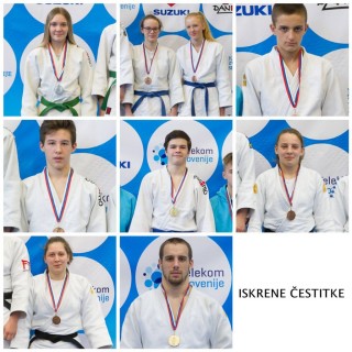 Odlični rezultati judoistov ŠD GIB Šiška na državnem prvenstvu 2018