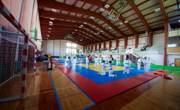 večnamenska dvorana s tribuno_judo tekmovanje